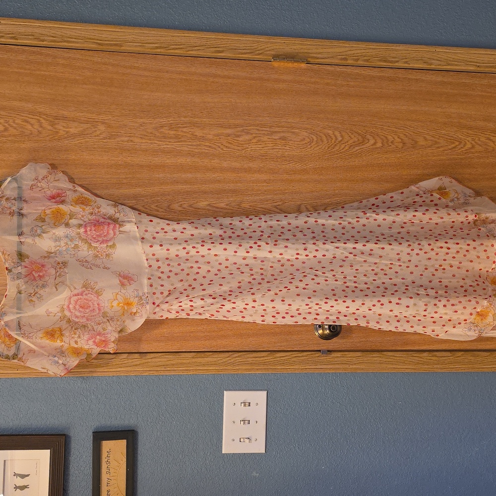 J. Jill Floral High Low Dress - Pink and Yellow - Picture 6 of 6